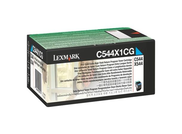Toner LEXMARK C544X1CG 4K blå 